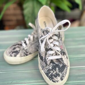 Superga Darling Snakeskin Patterned Sneakers